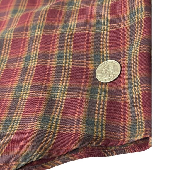 Vintage 90s Polo Ralph Lauren Rayon Long Sleeve Plaid Button-up Shirt - Size XL - Picture 7 of 7